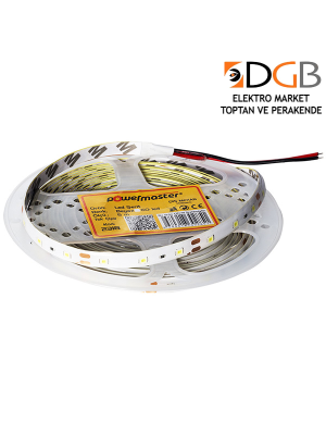 Led Şerit Tek Çipli Beyaz Dış Mekan Silikonlu 60 Led 5 Metre