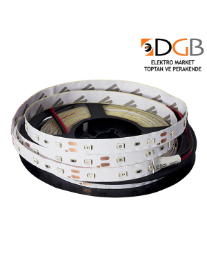 Led Şerit Tek Çipli Günışığı İç Mekan Silikonsuz 60 Led 5 Metre
