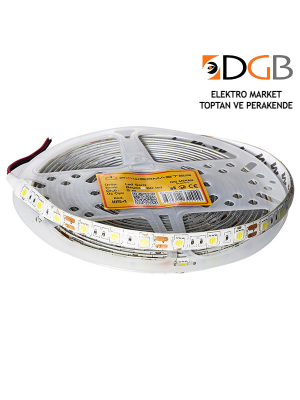  Led Şerit 3 Çipli Beyaz Dış Mekan Silikonlu 