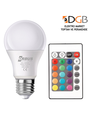 RGB KUMANDALI 9Watt LED AMPÜL
