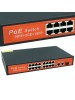 Powermaster 16 Port  3 Port/1000 Uplınk 200 Watt Switch