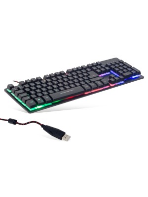 Hello Hl 8744 Metal Kasa Rgb Işıklı Q Klavye
