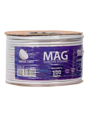 MAG  48 TELLİ MAKARALI ANTEN KABLOSU YERLİ ÜRETİM (100 METRE)