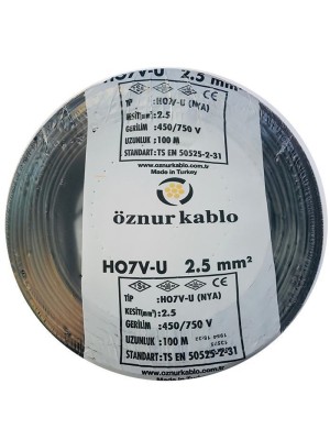  Öznur 2,5 mm NYA Kablo (100mt)