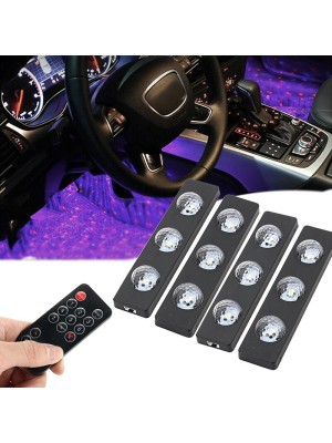 Araç İçi Kumandalı Rgb Sese Duyarlı Led Işık