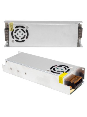  Powermaster - 24 Volt - 16.5 Amper Fanlı Metal Kasa Adaptör