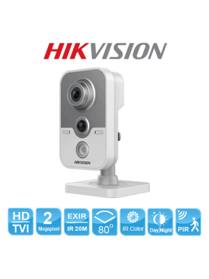 Hikvision-Ds-2ce38d8t-Pir 2mp 2.8mm 20mt Ir Dahiıli Sesli Analog Kup Kamera