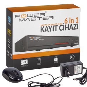 Powermaster 4 Kanal Dvr Kayıt Cihazı H265